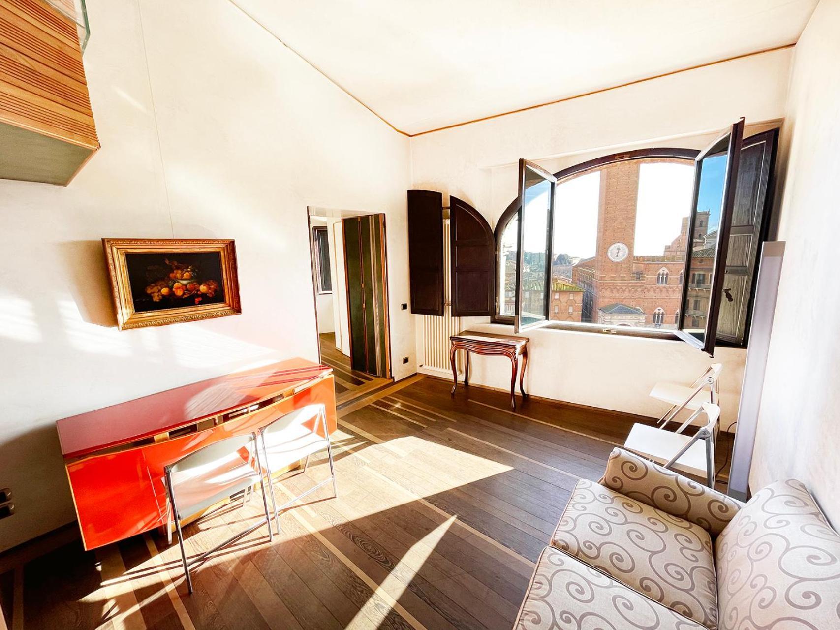 Il Campo 8: Piazza Del Campo Apartment Siena Bagian luar foto